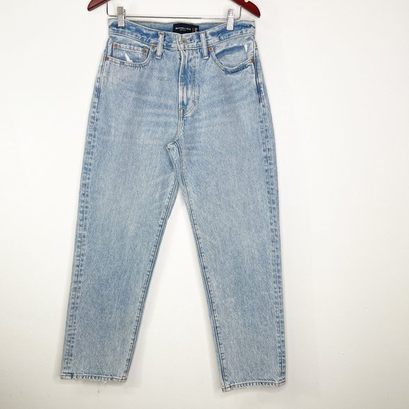 Abercrombie & Fitch 90s Loose Fit High Waist Mom Jeans Size 29 - Picture 1 of 11